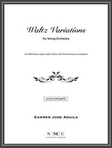 Waltz Variations Orchestra sheet music cover